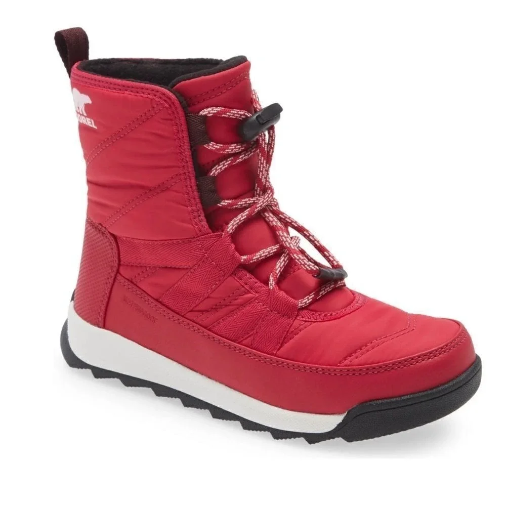 SOREL Whitney II‎ Short Waterproof Insulated Boot, Toddler Size 12, Red, NWT
